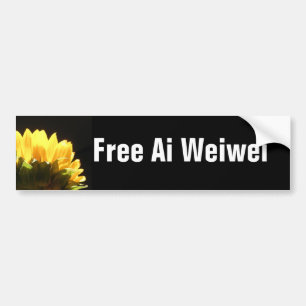 "Free Ai Weiwei" Bumperstickers Bumper Sticker
