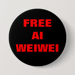 "Free Ai Weiwei" Buttons Pins