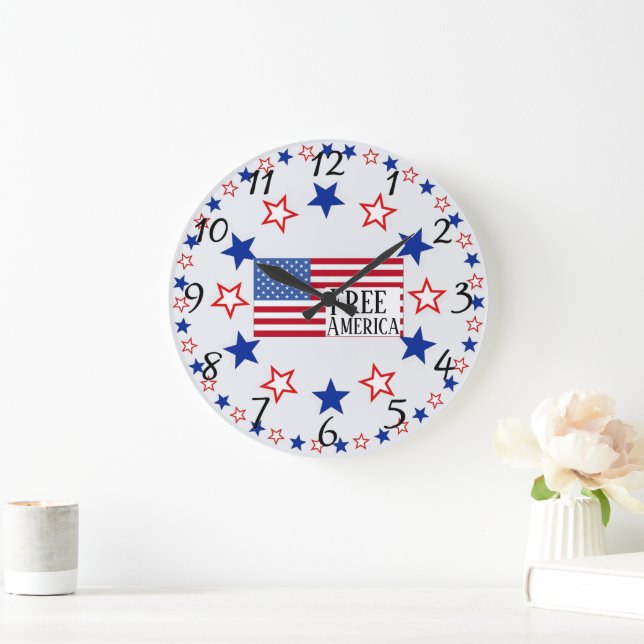 Free America Clock (Home)
