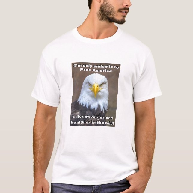 Free America - Eagle (light) T-Shirt (Front)