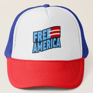 Free America Trucker Hat