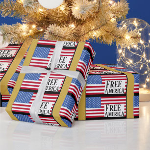 Free America Wrapping Paper