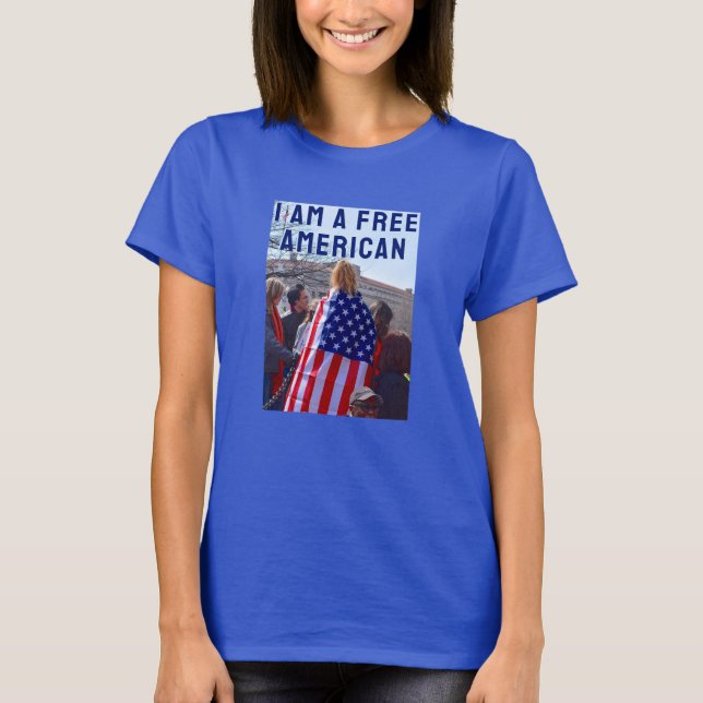 Free American (dark) T-Shirt (Front)