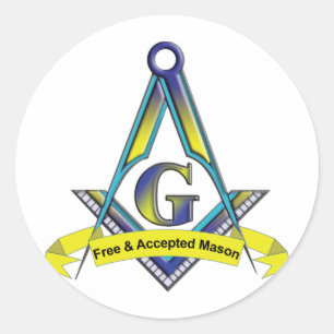 Free and Accepted Masons Classic Round Sticker