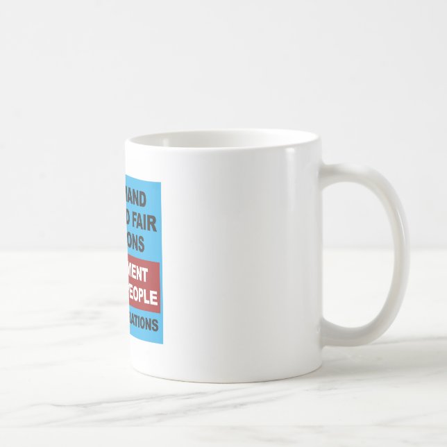 Free and Fair Elections Coffee Mug (Right)