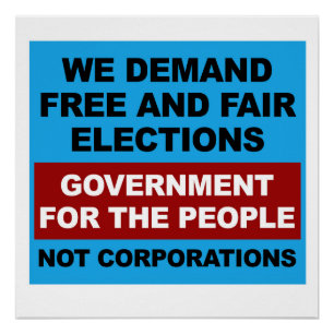 Free and Fair Elections Poster