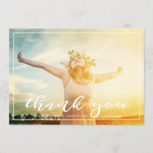 Free and Focused   Graduation Thank You   Light Card