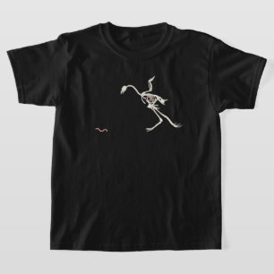 Free and Happy Chicken Skeletal T-Shirt