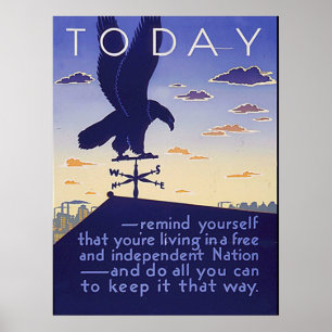 Free and Independant Nation Poster