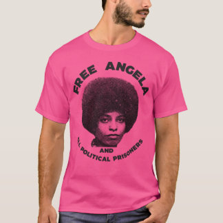Free Angela Davis Civil Rights Warrior Tribute T-Shirt