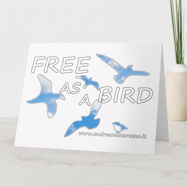 Free as a Bird   Card (Front)