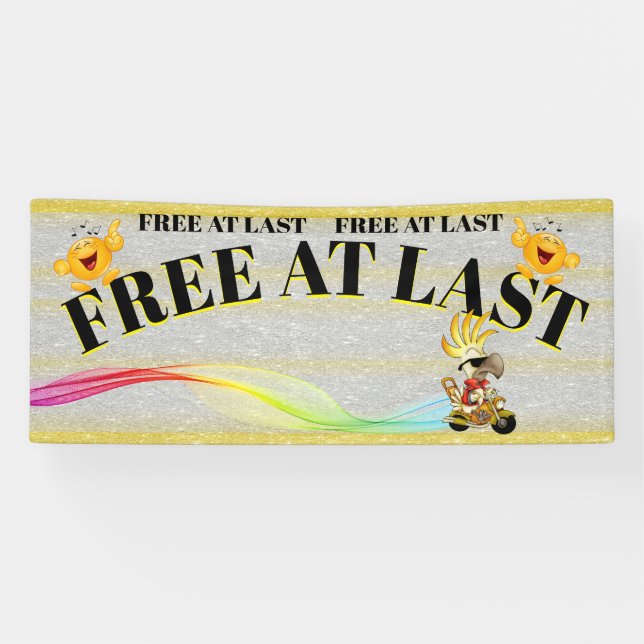 FREE AT LAST Banner (Horizontal)