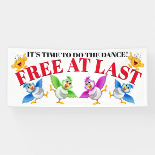 FREE AT LAST Banner