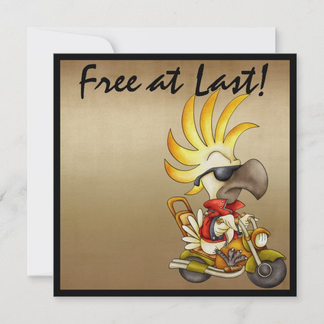 Free at Last Biker - SRF Invitation (Front)