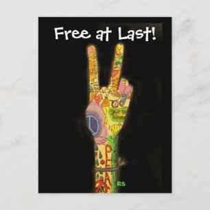 Free at Last !  SRF Postcard