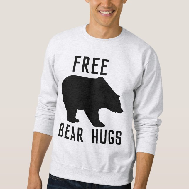 FREE BEAR HUGS Funny DAD T-Shirts (Front)
