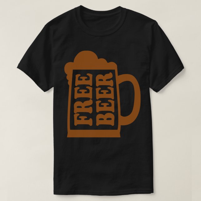 Free Beer T-Shirt (Design Front)
