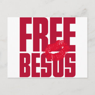 Free Besos Postcard