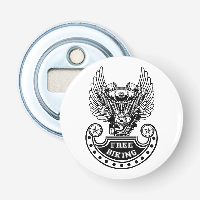 Free biking bottle opener (Front)