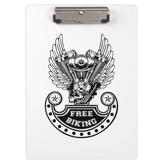 Free biking clipboard (Front)