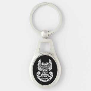 Free biking key ring
