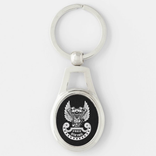 Free biking key ring (Front)