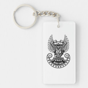 Free biking key ring