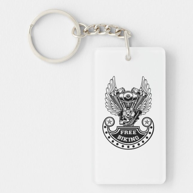 Free biking key ring (Front)