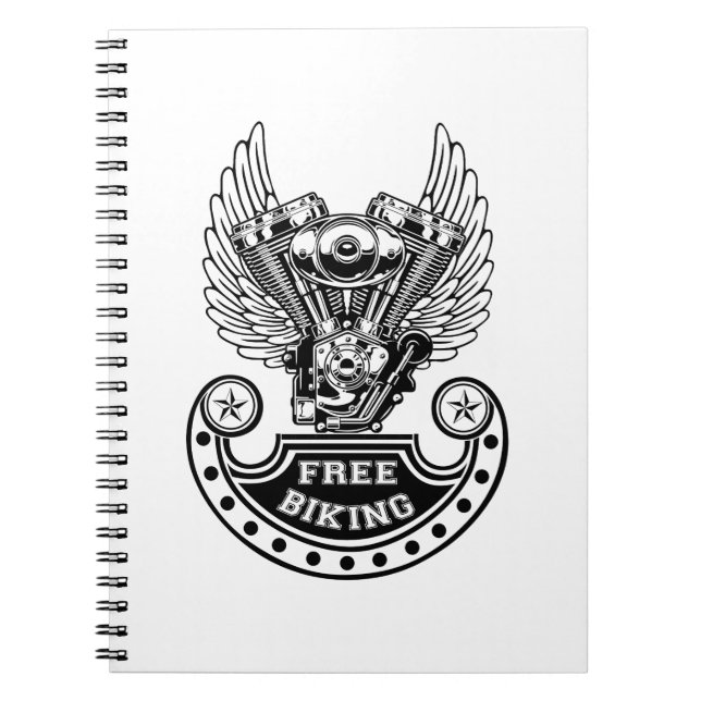 Free biking notebook (Front)