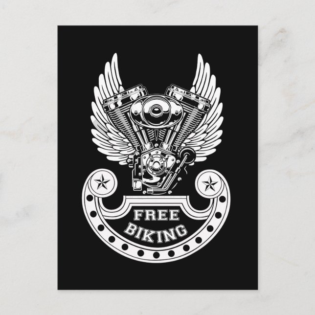 Free biking postcard (Front)