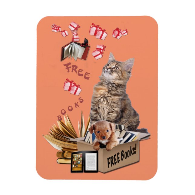 Free Books Magnet (Vertical)