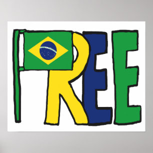 Free Brazil Poster