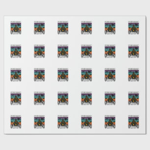 Free Broom Rides Halloween Haunted House Witch Sku Wrapping Paper