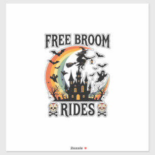 Free Broom Rides Halloween Witch Haunted Castle Sk
