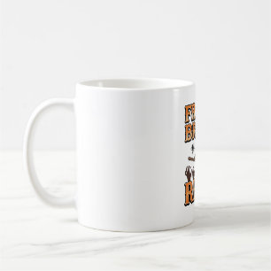 Free Broom Rides Halloween Witch Skeleton Design_1 Coffee Mug