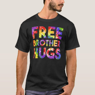 Free Brother Hugs Coming Out Gay Pride Lgbt Stuff  T-Shirt
