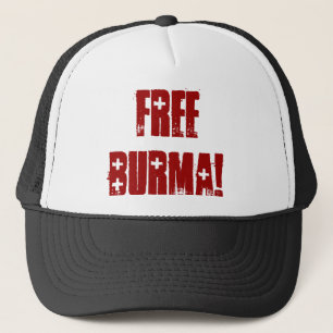 FREE BURMA! TRUCKER HAT