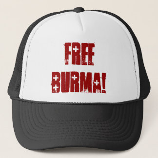FREE BURMA! TRUCKER HAT