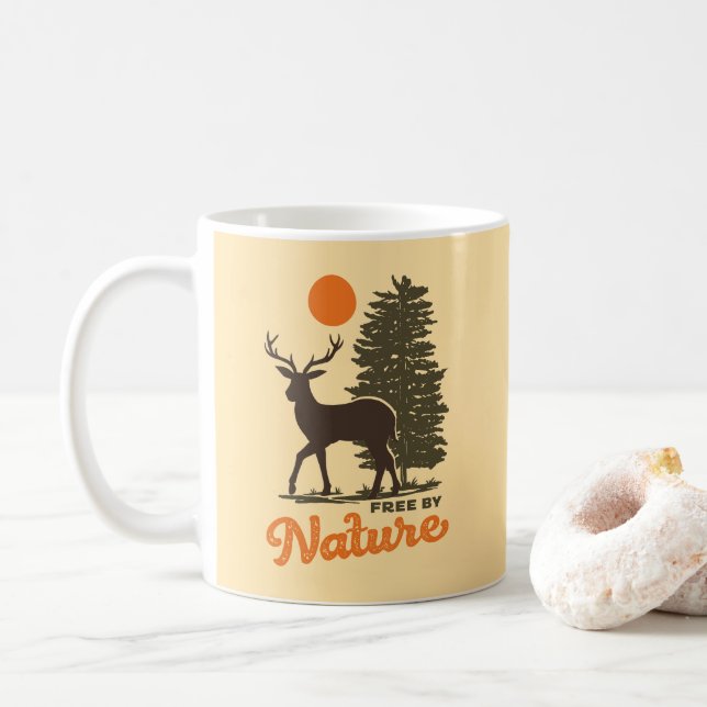 Free by Nature Coffee Mug (With Donut)