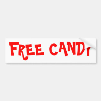 Free Candy Bumper Sticker