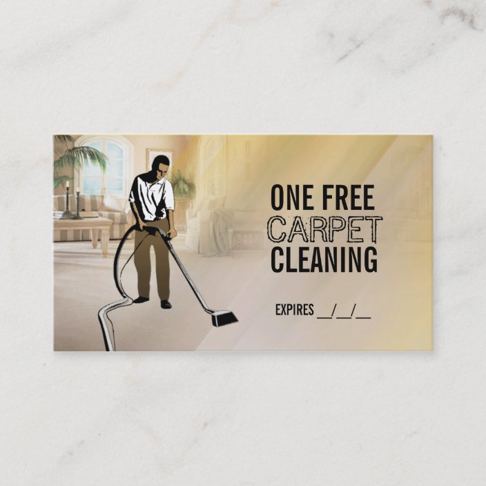 Free Carpet Cleaning Business Cards Zazzle