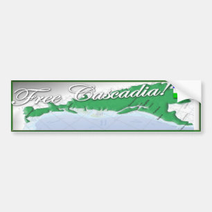 Free Cascadia! Bumper Sticker