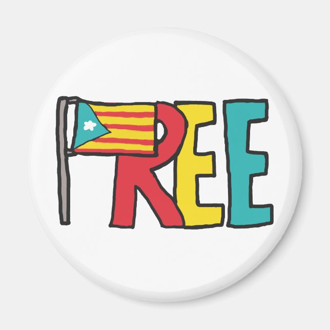 Free Catalan Independence Magnet (Front)