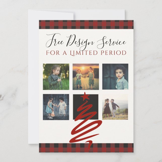 FREE Christmas Card Invite Design Service (Front)