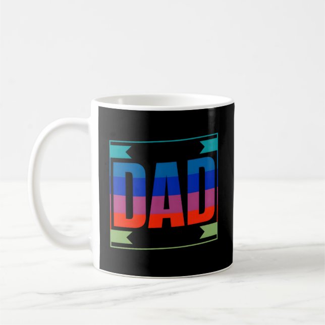 Free Dad Hugs Gay Rainbow Pride Lgbtq Proud Father Coffee Mug (Left)