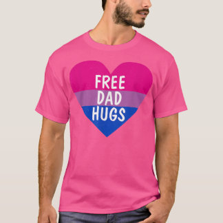 Free Dad Hugs LGBT Pride Month 2022 LGBTQ T-Shirt
