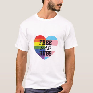Free Dad Hugs LGBTQ (E)quality Goods T-Shirt