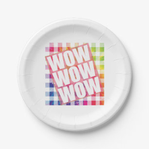 Free Day Wow - WOW WOW WOW meme Essential Paper Plate