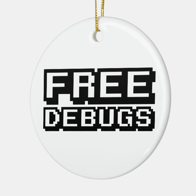 FREE DEBUGS CERAMIC TREE DECORATION (Left)