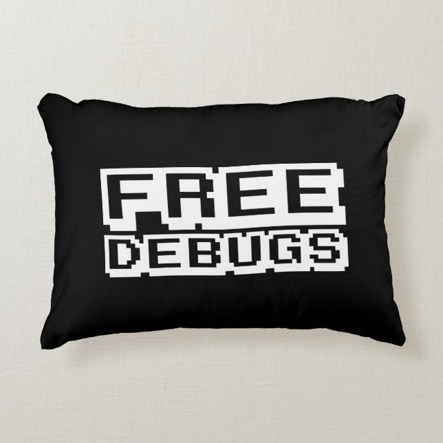 FREE DEBUGS DECORATIVE CUSHION (Front)